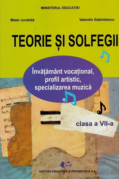 Teorie și solfegii - Clasa 7 - Manual