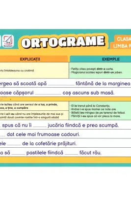 Pliant Ortograme. Clasa a 2-a, limba romana