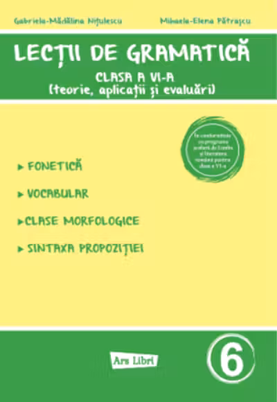 Lectii de gramatica - clasa a VI-a