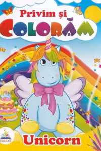 Privim si coloram. Unicorn
