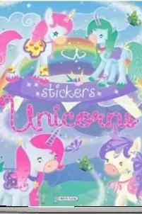 Unicorns stickers (bleu)