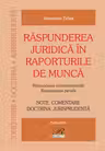 Raspunderea juridica in raporturile de munca