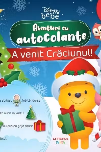 Disney. A venit Craciunul! Aventuri cu autocolante 2 ani