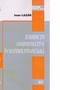 Jurisdictii administrative in materie financiara