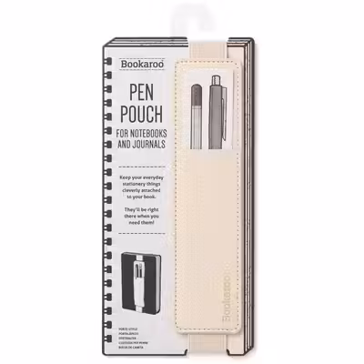 Bookaroo Pen Pouch Cream