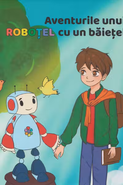 Aventurile unui robotel cu un baitel: O poveste magica pentru cineva special ca tine