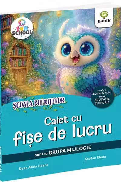 Caiet cu fise de lucru, pentru grupa mijlocie