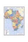 Harta Africa A4 - plastifiata