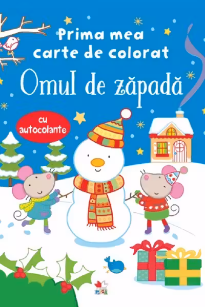 PRIMA MEA CARTE DE DESENAT. OMUL DE ZAPADA (contine autocolante)