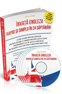 Învață engleză rapid și simplu în 24 de săptămâni + Stick USB