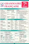 Pliant Grammaire Francaise 7e annee