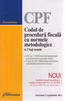 Codul de procedura fiscala cu normele metodologice si 2 legi uzuale - Modificat prin O.G. nr. 29 din 31 august 2011. Actualizat 12 septembrie 2011