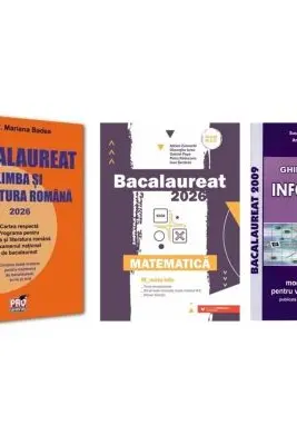 Pachet Bacalaureat 2026. Limba si literatura romana, Matematica M_Mate-Info si Informatica. Ghid de pregatire clasele 11-12 intensiv Pascal C/C++ - Mariana Badea, Gheorghe Iurea, Susana Galatean