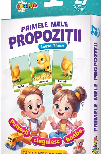 27 de cartonase educative. Primele mele propozitii