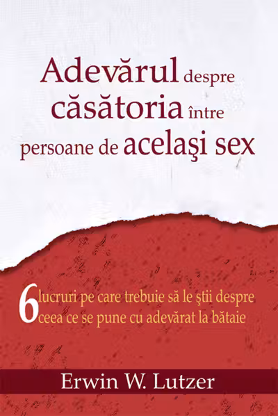 Adevărul Despre Căsătoria Între Persoane De Același Sex