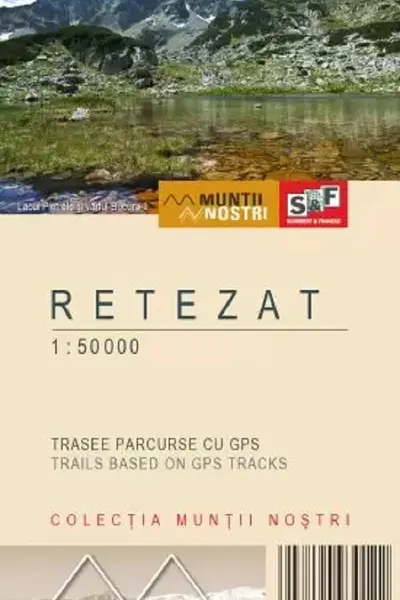Munții Retezat. Harta de drumeție. Munții noștri