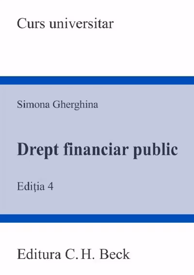 Drept financiar public. Editia 4