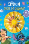 DISNEY STITCH. CARTE DE PICTAT. 12 creioane mici pentru maini de pitici