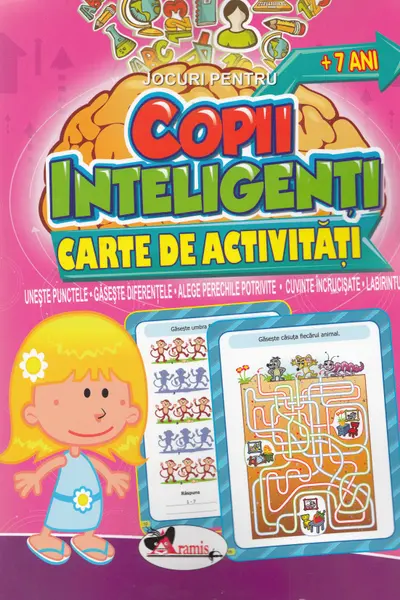 Jocuri pentru copii inteligenți. Carte de activități +7 ani
