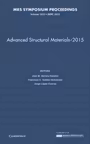 Advanced Structural Materials - 2015: Volume 1812 - Jose M. Herrera Ramirez, Francisco C. Robles-Hernandez, Jorge Lopez-Cuevas