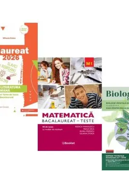 Pachet Bacalaureat 2026. Limba si literatura romana, Matematica M1. Teste si Biologie pe intelesul tuturor clasele 9-10 - Mihaela Dobos, Rodica Manolescu, Maria Ioana Cazan