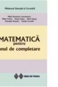 Matematica pentru anul de completare