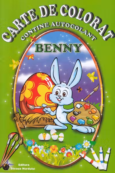 Carti de colorat cu Benny