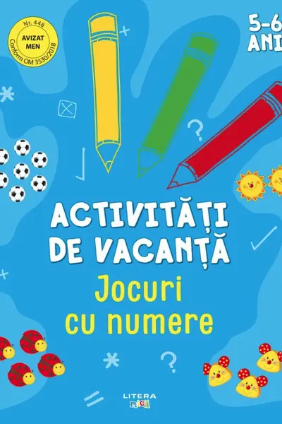 Activitati de vacanta - Jocuri cu numere, 5-6 ani