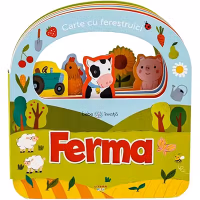 Bebe Invata. Ferma. Carte Cu Ferestruici