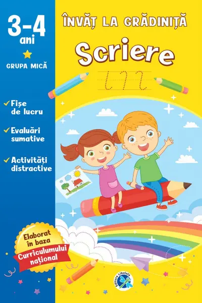 Scriere. 3-4 ani grupa mica. Invat la gradinita