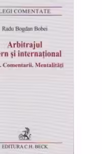 Arbitrajul intern si international