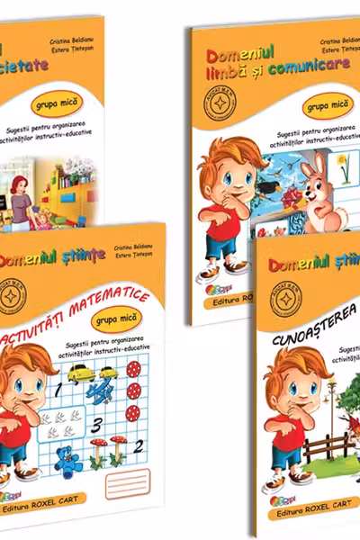 Pachet educational - Grupa mica (4 caiete)