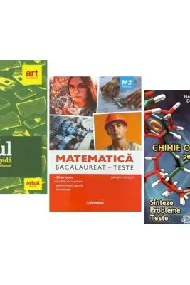 Pachet Bacalaureat 2026. Eseul. Varianta rapida de pregatire, Matematica M2 Tehnologic. Teste si Chimie organica pentru liceu- Liliana Paicu, Daniela Stoica, Elena Alexandrescu