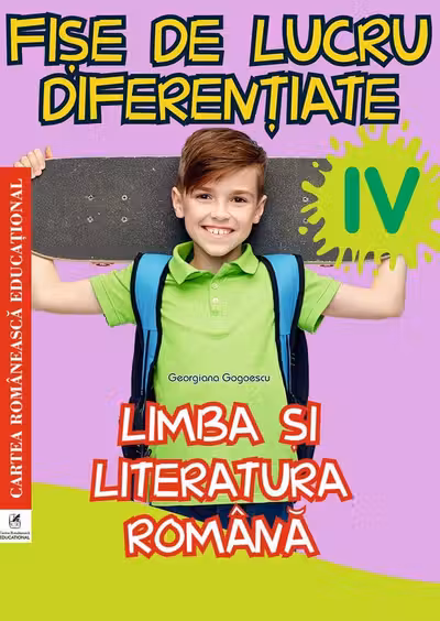 Limba română - Clasa 4 - Fișe de lucru diferențiate