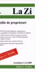 Asociatiile de proprietari (actualizat la 01.12.2009). Cod 373