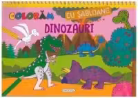 Coloram cu sabloane - Dinozauri