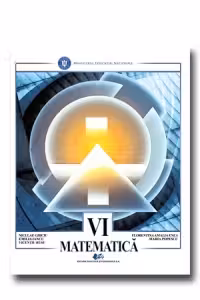 Matematica. Manual pentru clasa a VI-a