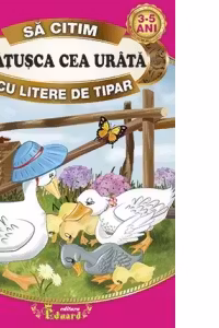 Sa citim Ratusca cea urata cu litere de tipar