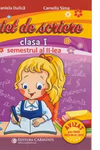 Caiet de scriere. Clasa I. Semestrul 2 (pentru noul manual PM)