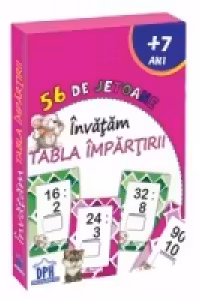 56 de Jetoane. Invatam Tabla impartirii