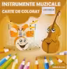 Instrumente muzicale. Carte de colorat