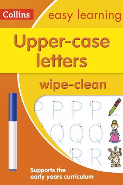 Collins Easy Learning: Upper Case Letters Wipe-Clean Activity Book (Ages 3-5)