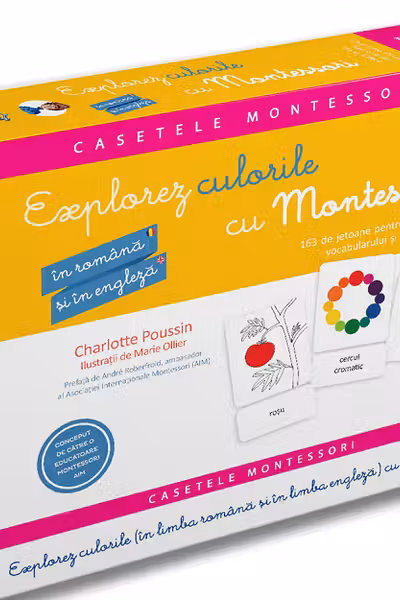 Explorez culorile cu Montessori. 163 de jetoane