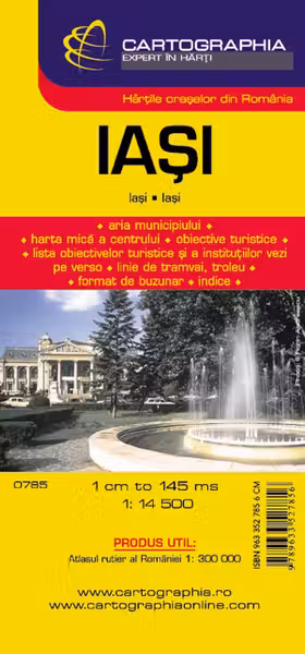 Iași. Harta orașului