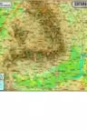 Harta Romania 120x160 cm, fizico-geografica/administrativa