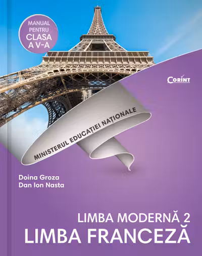 Limba franceză (limba modernă 2) - Clasa 5 - Manual + CD