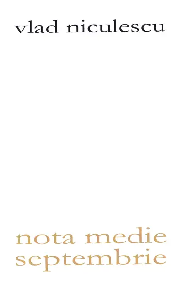 Notă medie septembrie