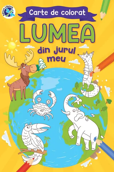 Lumea din jurul meu. Carte de colorat
