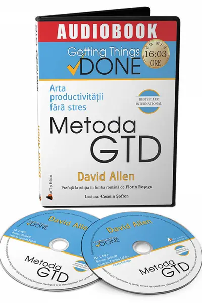 Audiobook: Metoda GTD. Arta productivității fără stres