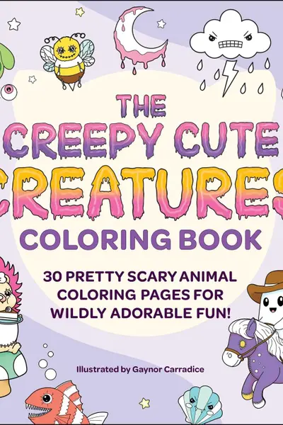 The Creepy Cute Creatures Coloring Book